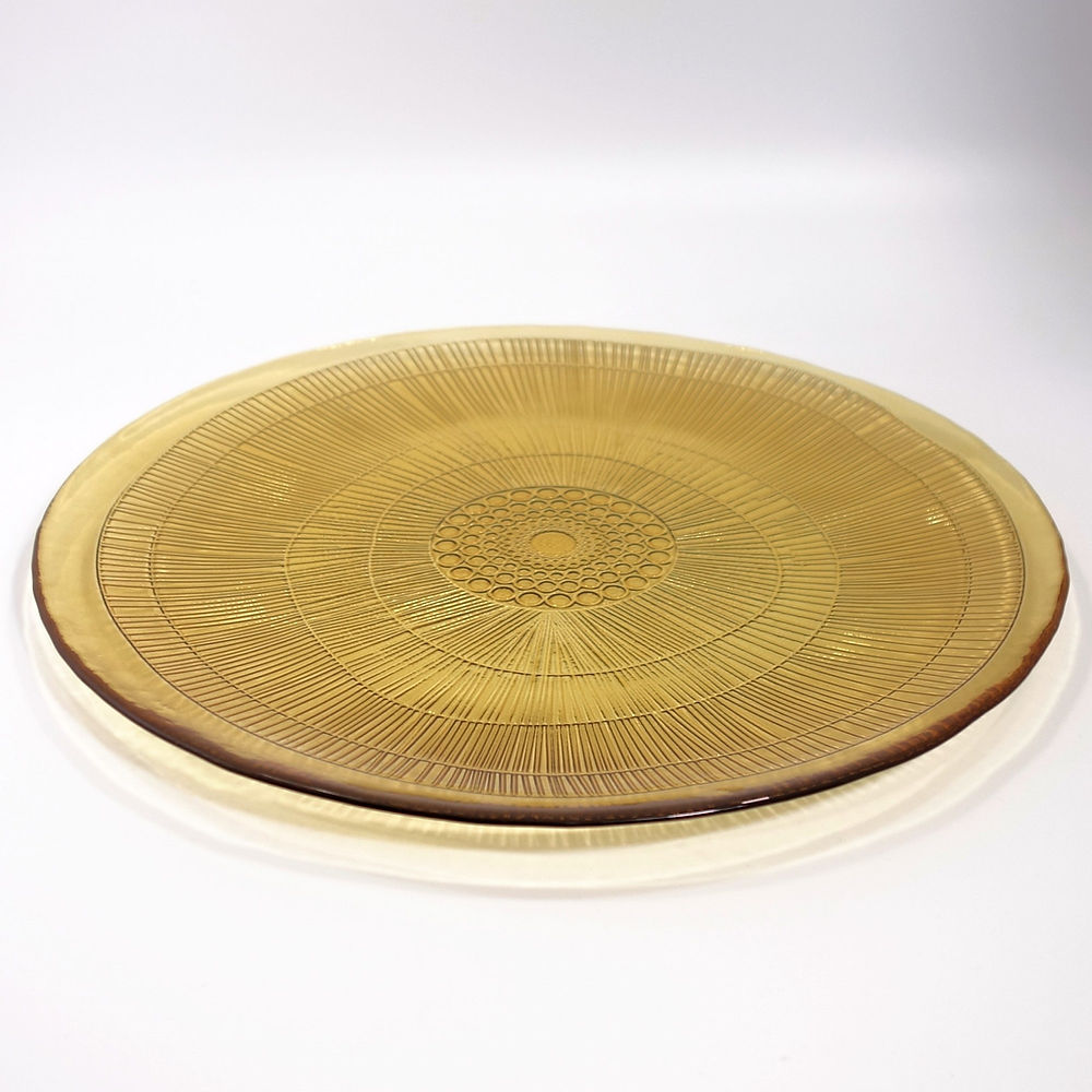 Zenda 32cm platter  - Recycled Glass