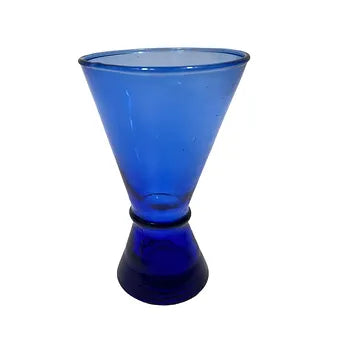 Recycled Glass Martini/Wine Glass - Blue