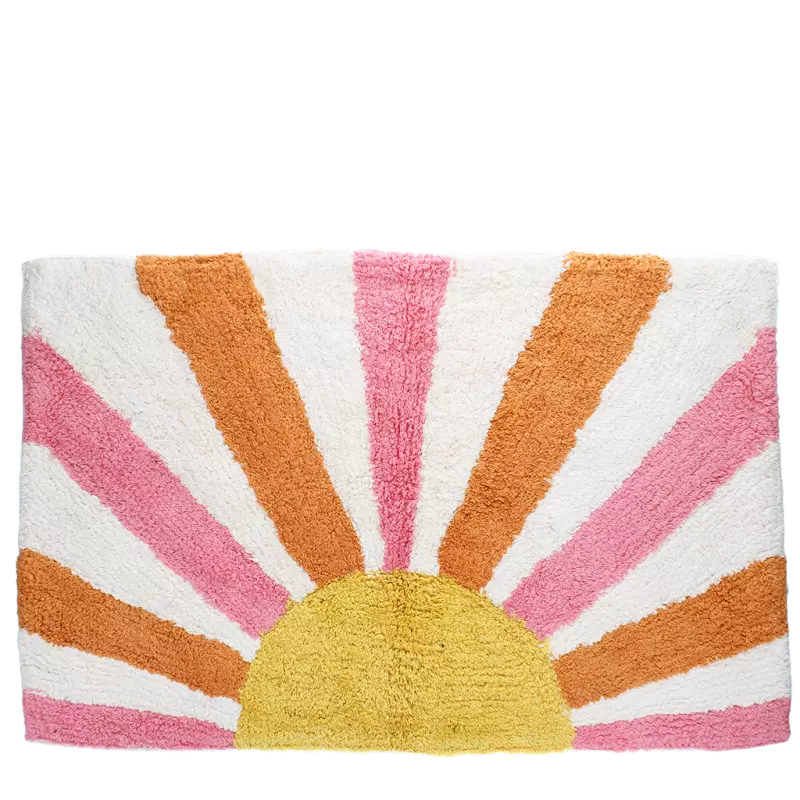 Tufted Cotton Bath Mat - Sunset