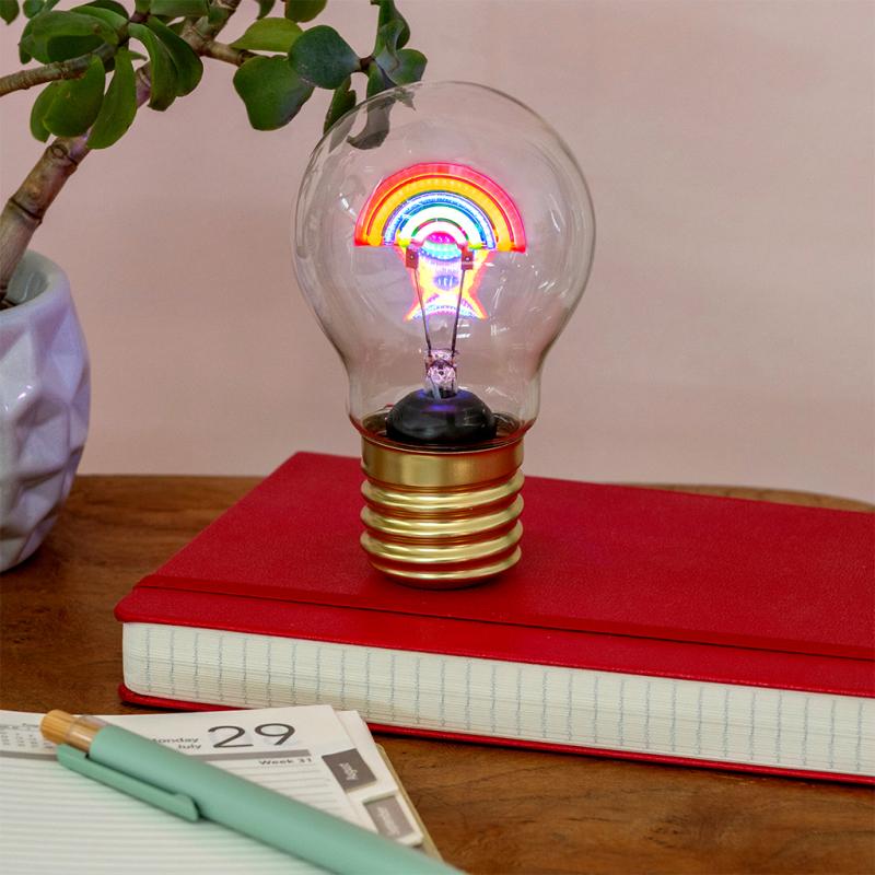 USB Rechargeable Light Bulb Lamp - Rainbow