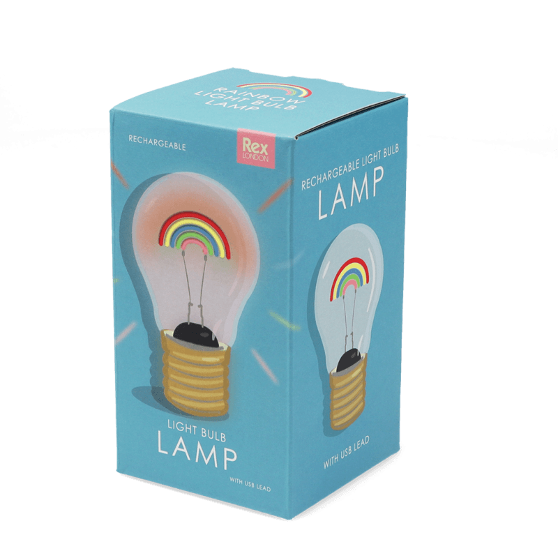 USB Rechargeable Light Bulb Lamp - Rainbow