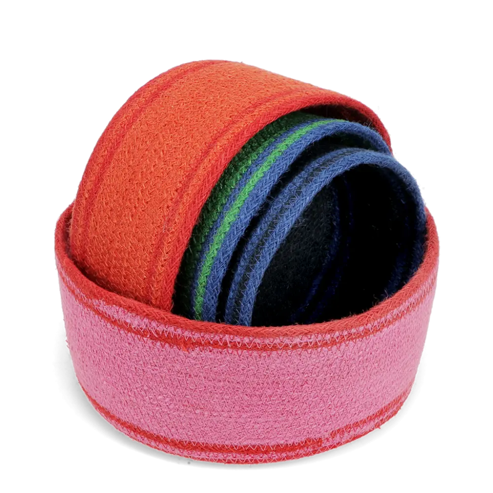 Woven Jute Decorative Baskets (set of 4) - Multi-colour