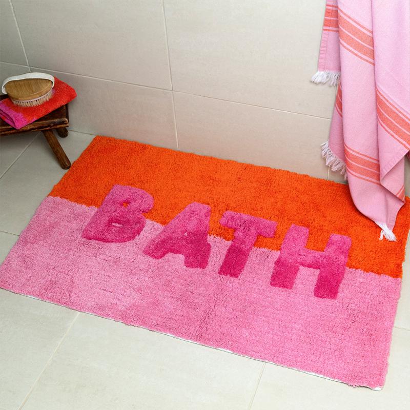 Tufted Cotton Bath Mat - Bath
