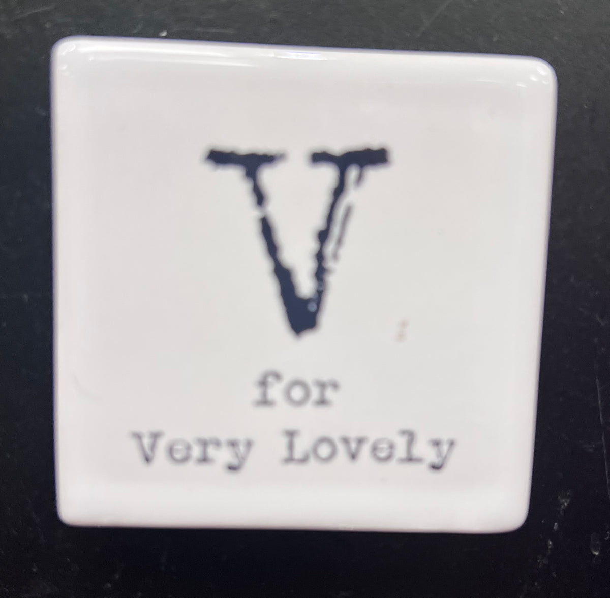Letter Ceramic Fridge Magnets