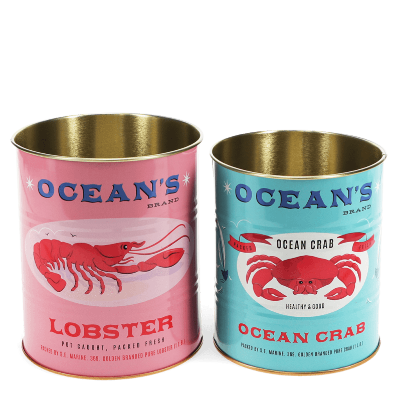 Medium Storage Tins (Set of 2) - Ocean's Brand