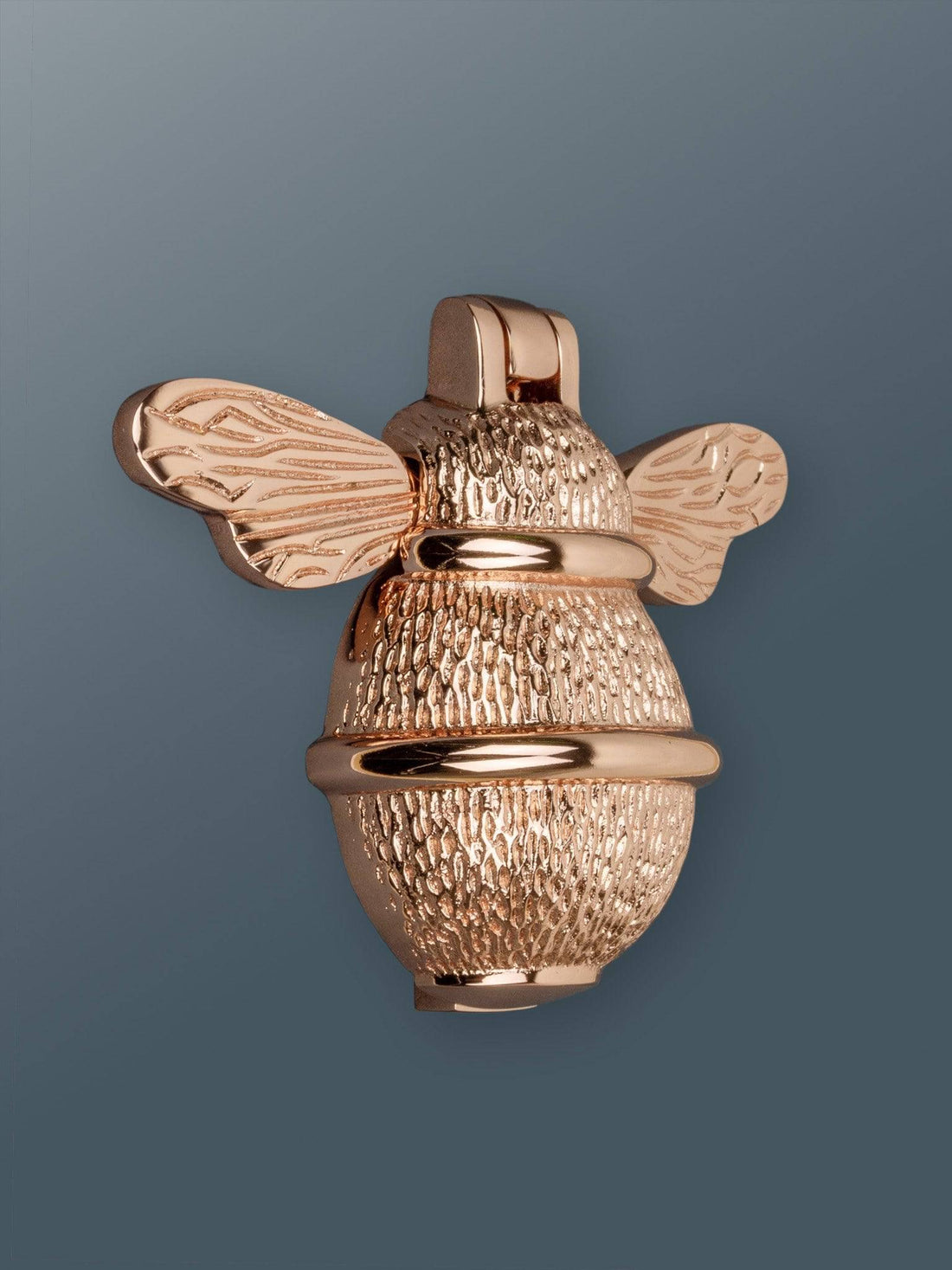 Brass Bee Door Knocker - Rose Gold Finish