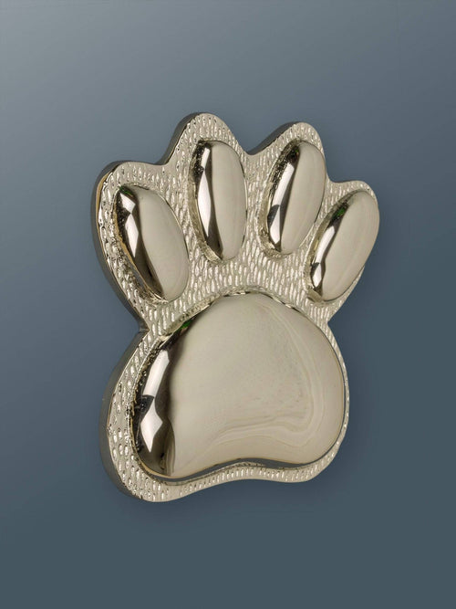 Paw Door Knocker - Nickel Finish