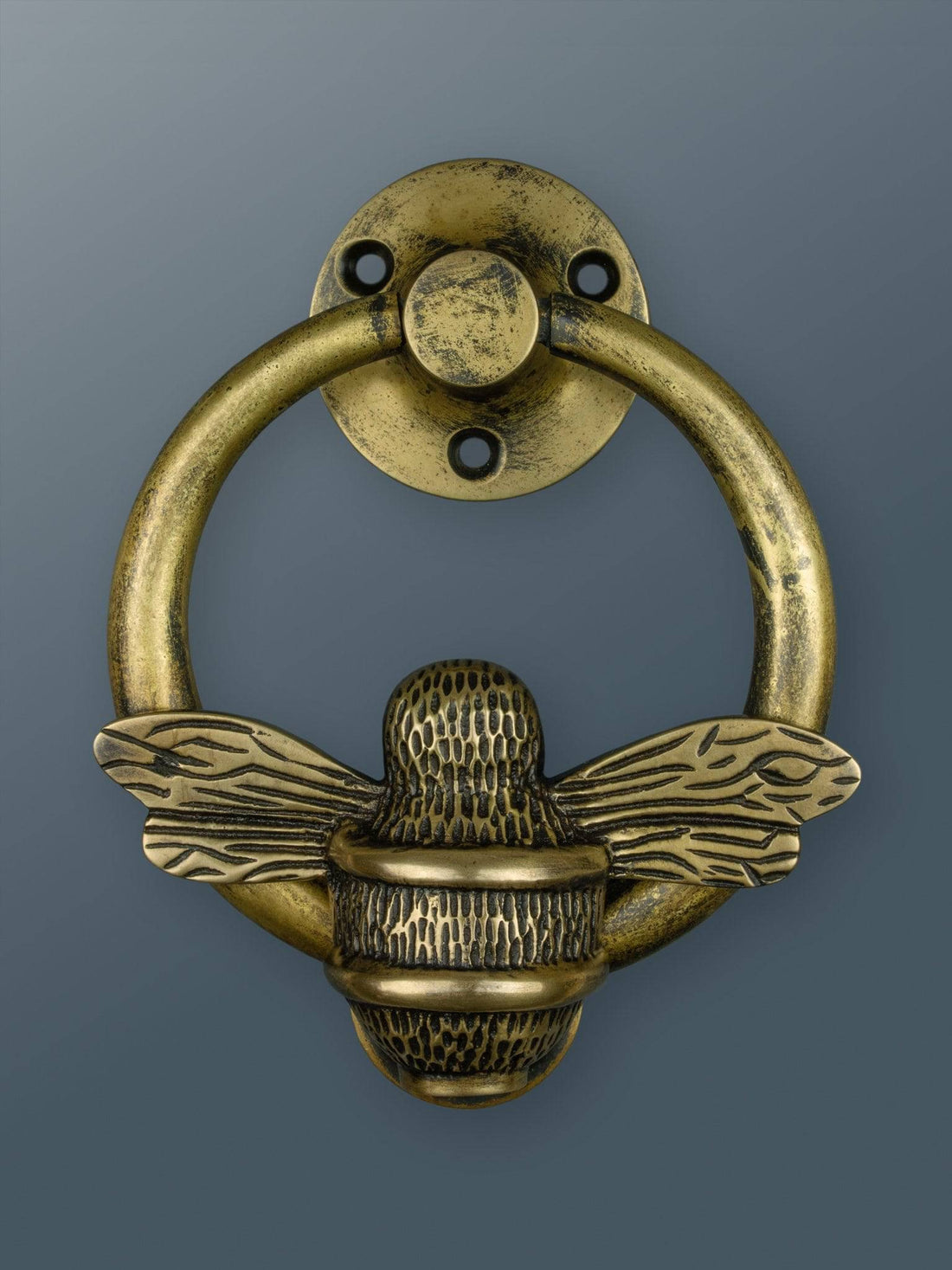Bumble Bee Ring Door Knocker - Heritage Finish