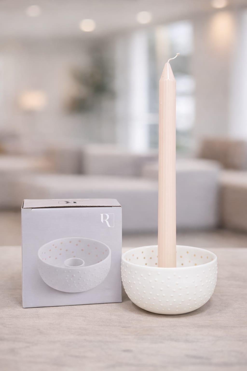 Candle Bowl - Dots