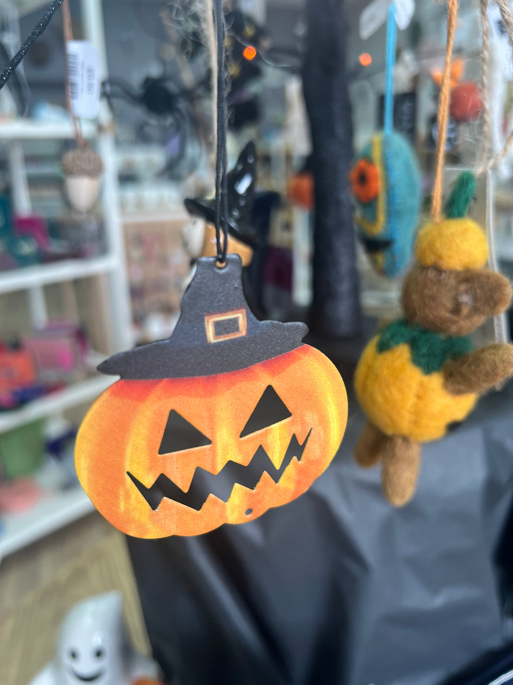 Scary Pumpkin Hanging Decoration