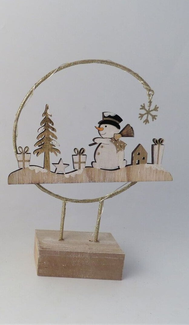 Snowman Scene Decoration