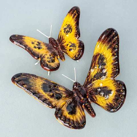 Butterfly Ornament - Gold & Black