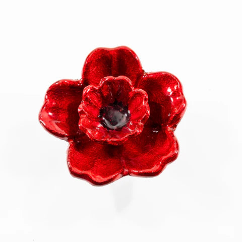 Poppy Ornament - Red