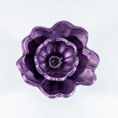 Poppy Ornament - Purple