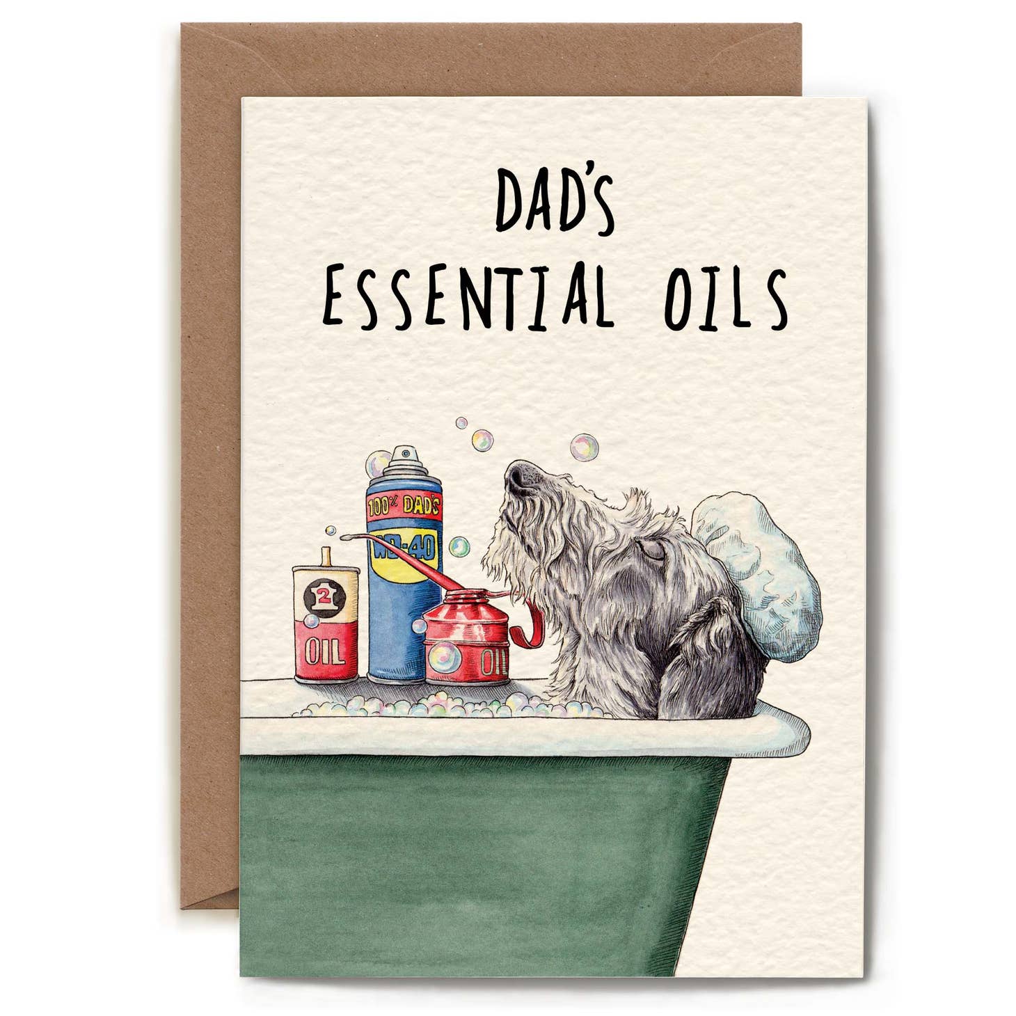 Dad's Essential Oils Greetings Card