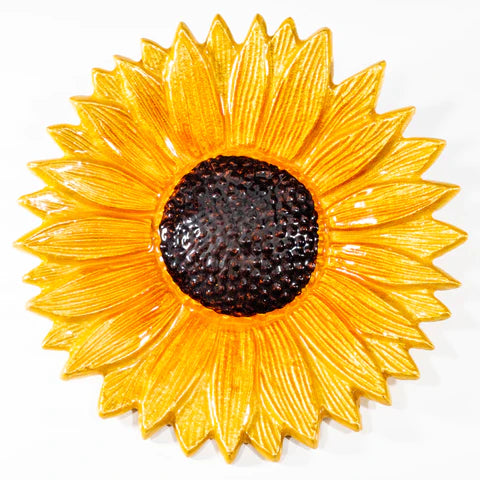 Sunflower Ornament - Yellow & Brown