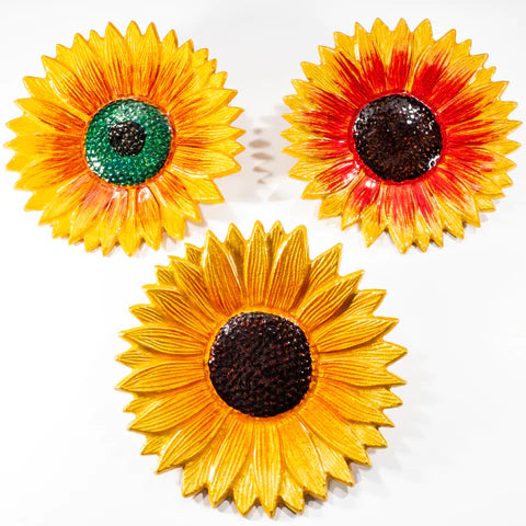 Sunflower Ornament - Yellow & Brown