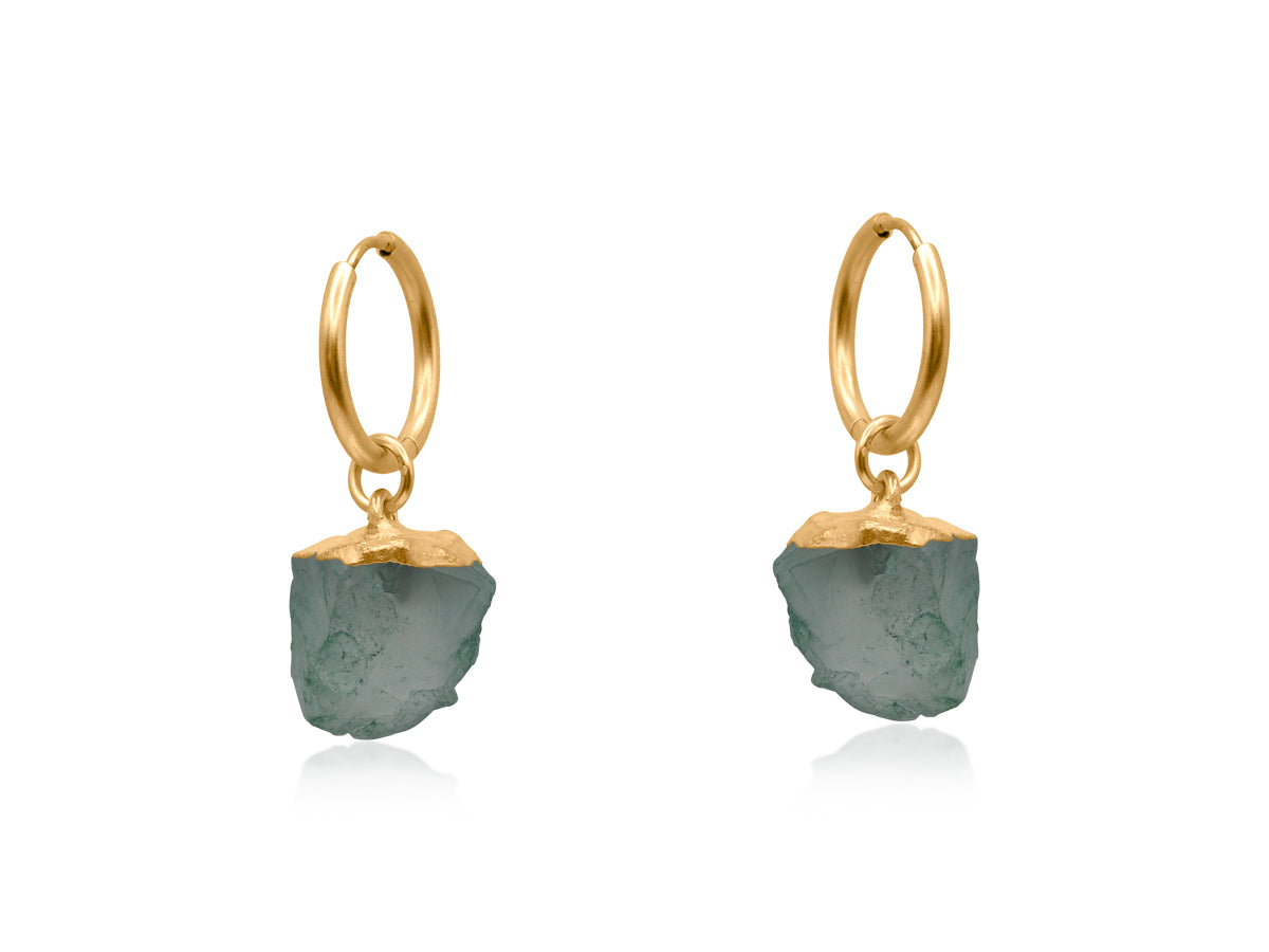 Beatrice Dream Stone Huggies Earrings