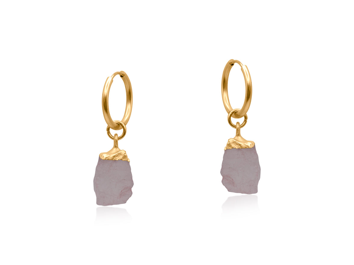 Beatrice Dream Stone Huggies Earrings