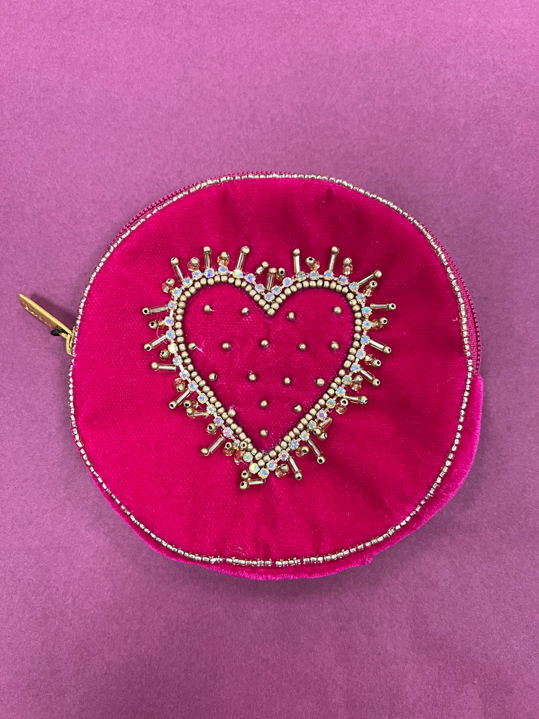 Round Heart Coin Purse