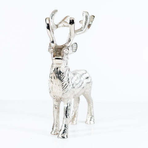 Stag Ornament - Silver