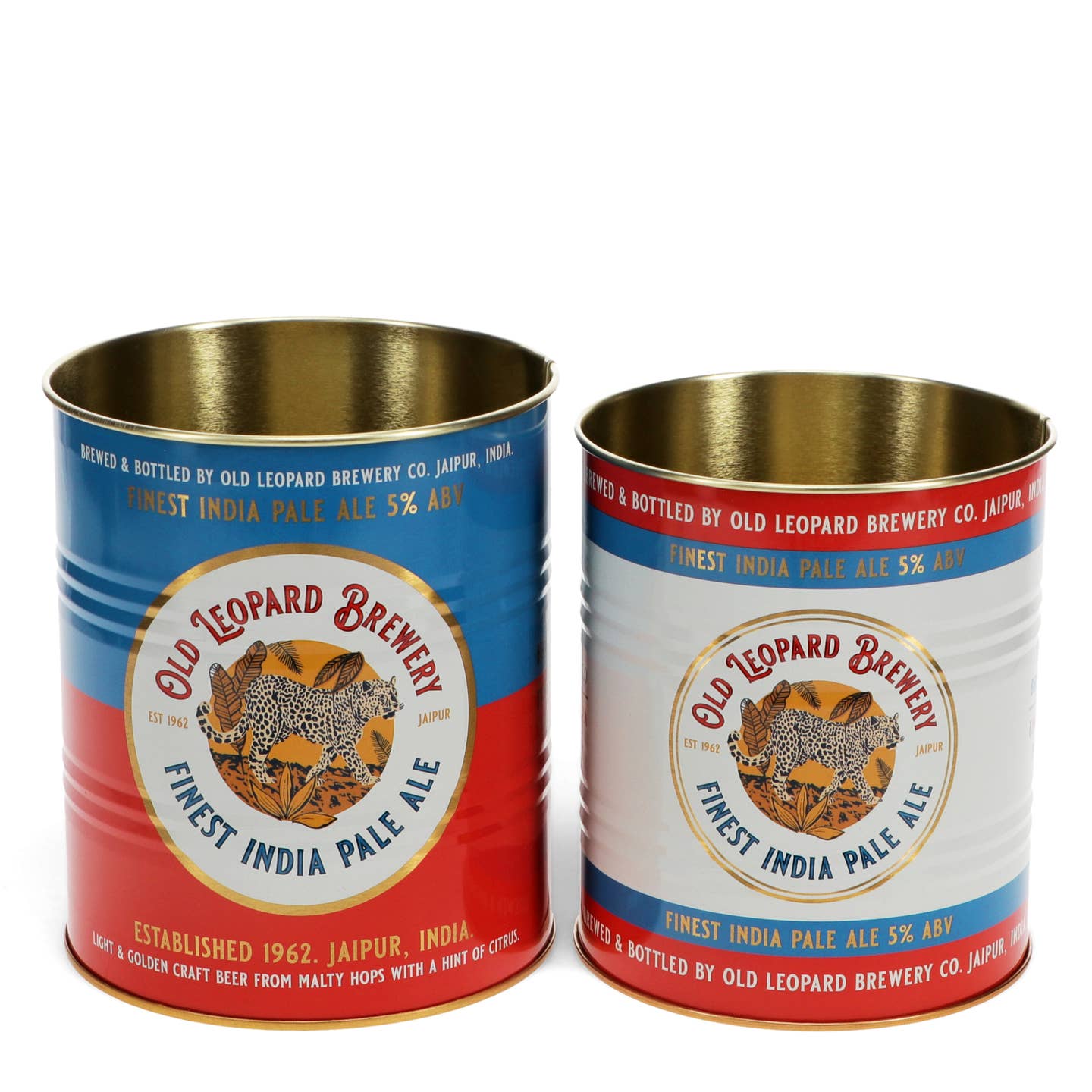 Medium Storage Tins (Set of 2) - Old Leopard Brewery