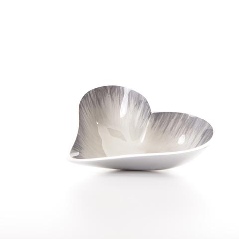 Heart Dish - Brushed Silver