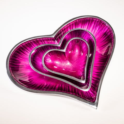 Heart Dish XS- Brushed Pink