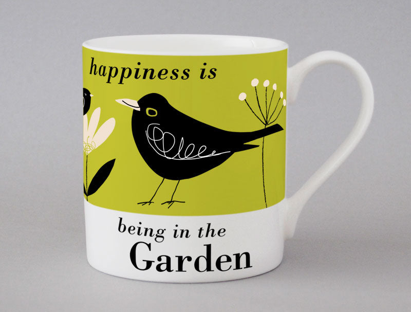 Happiness Is Being In The Garden - Black Bird