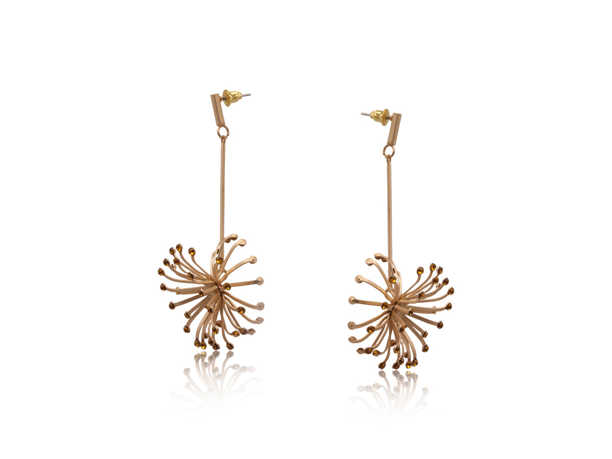 Goya Matte Metal Earrings