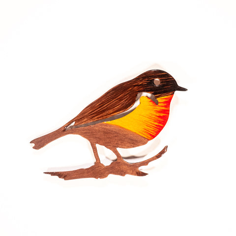 Robin on a Branch garden Ornament