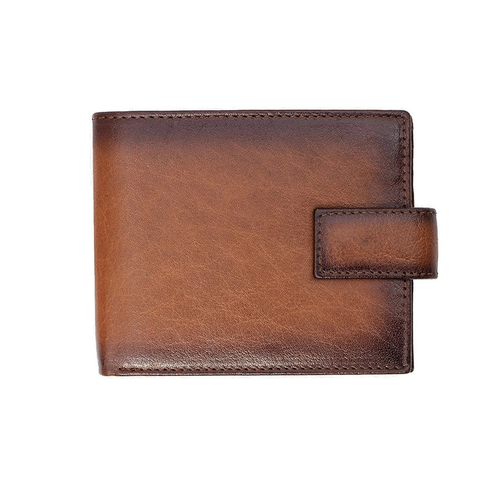 Carlton Large Notecase Tab Wallet - Chestnut Brown