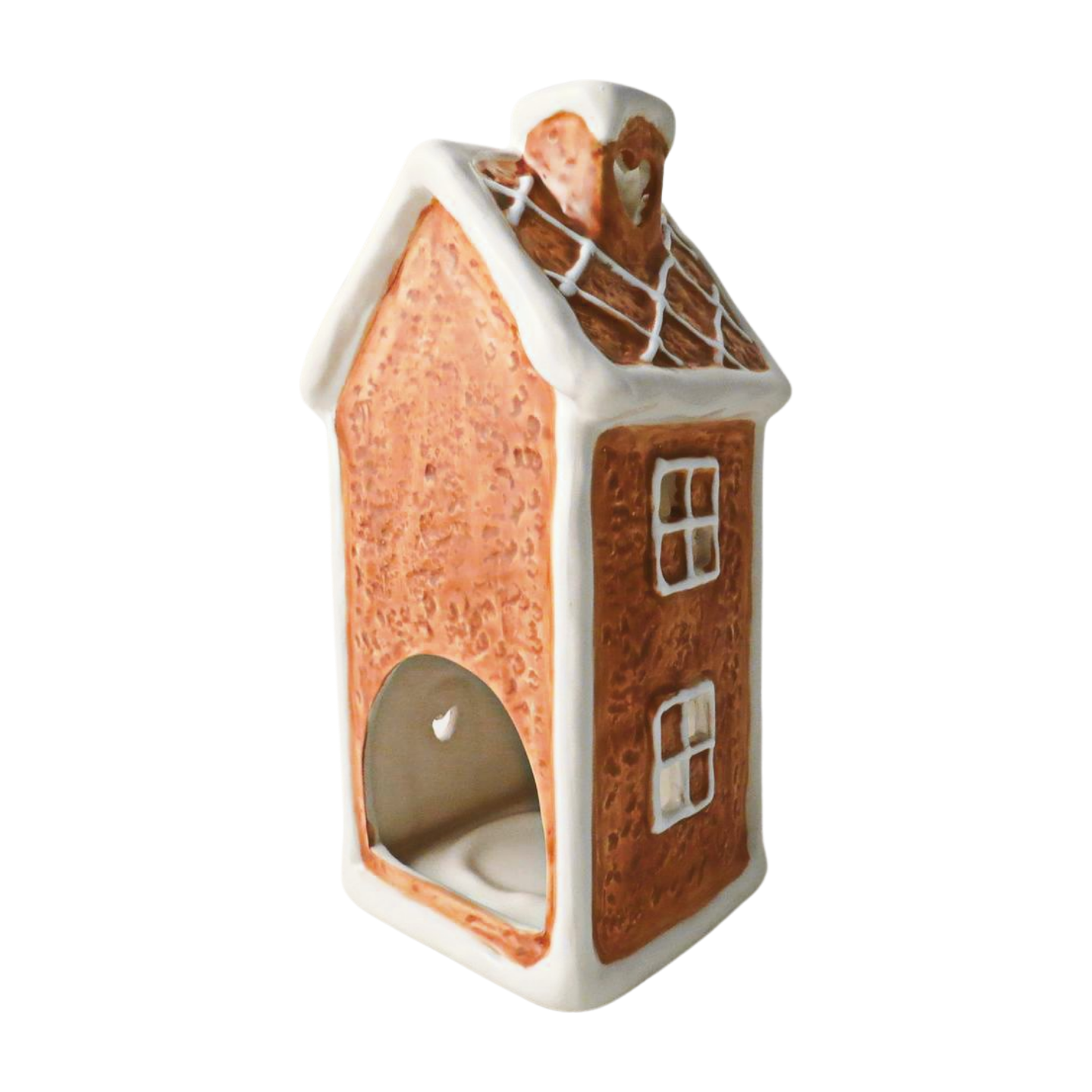 Gingerbread House T-Light Holder - Heart