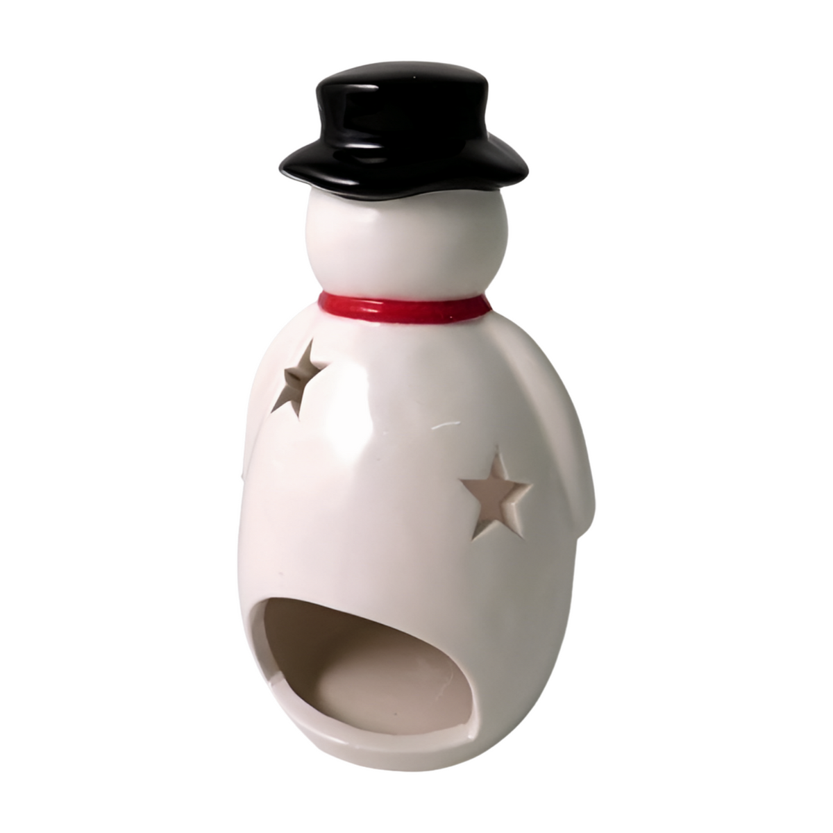 Traditional Snowman Tealight Holder