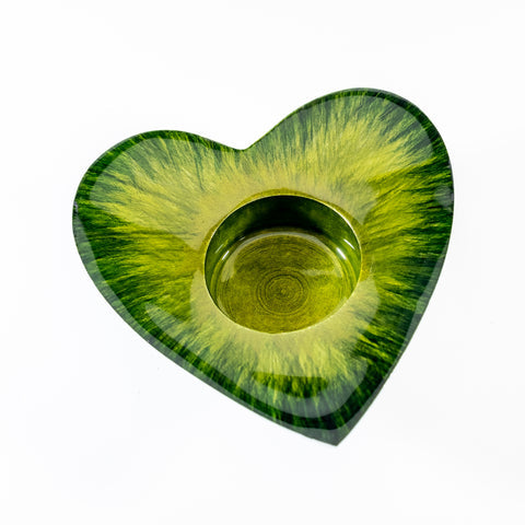 Tealight Holder - Brushed Green