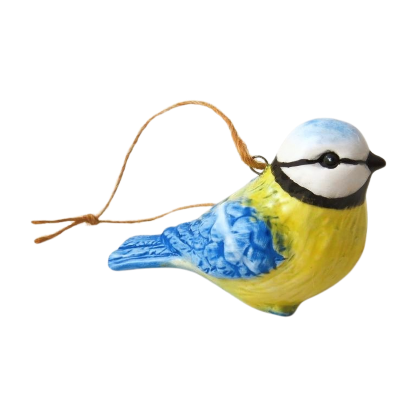 Ceramic Blue Tit Hanging Decoration