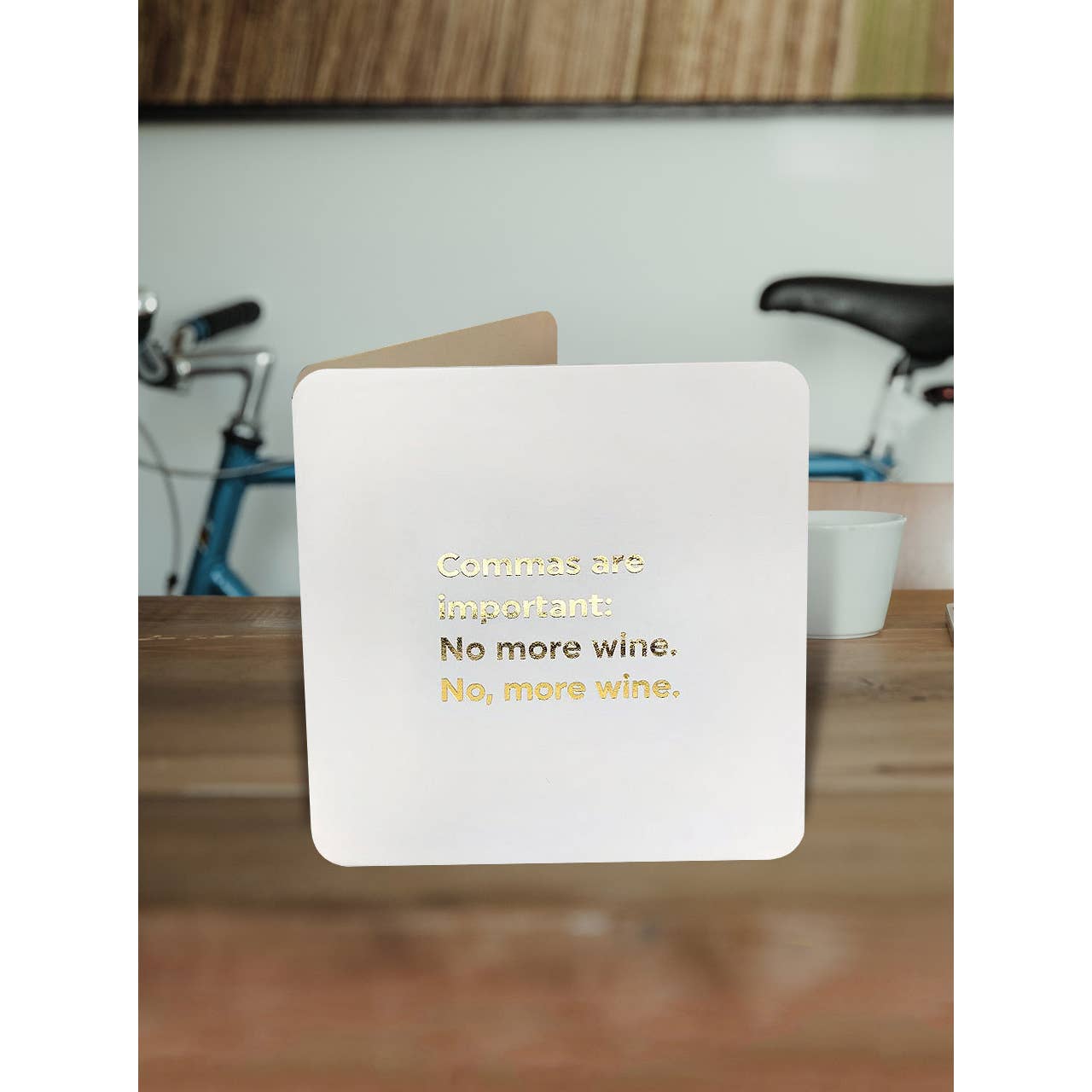 Commas Are Important - Funny Greetings Card