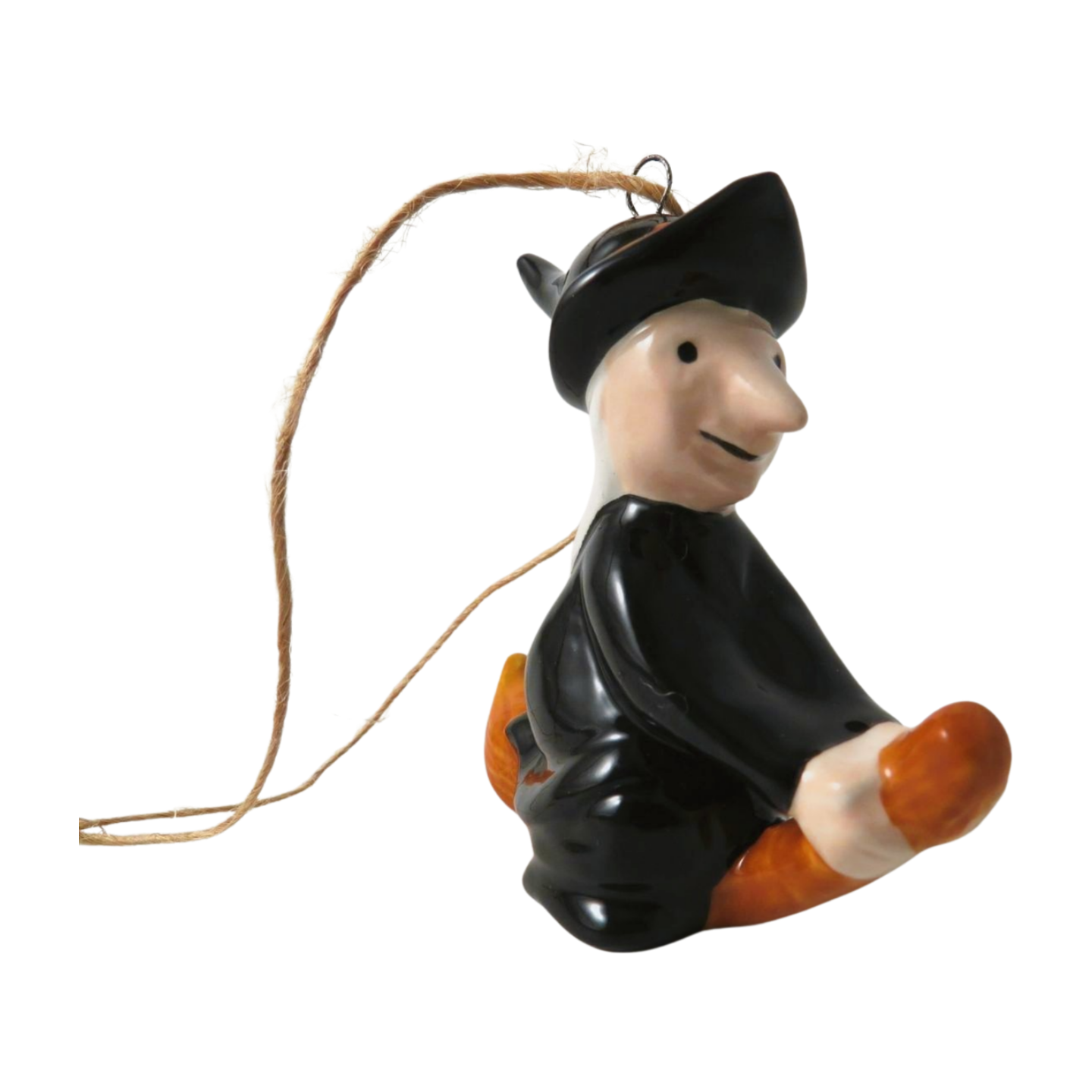 Ceramic Flying Witch Hanging Decoration