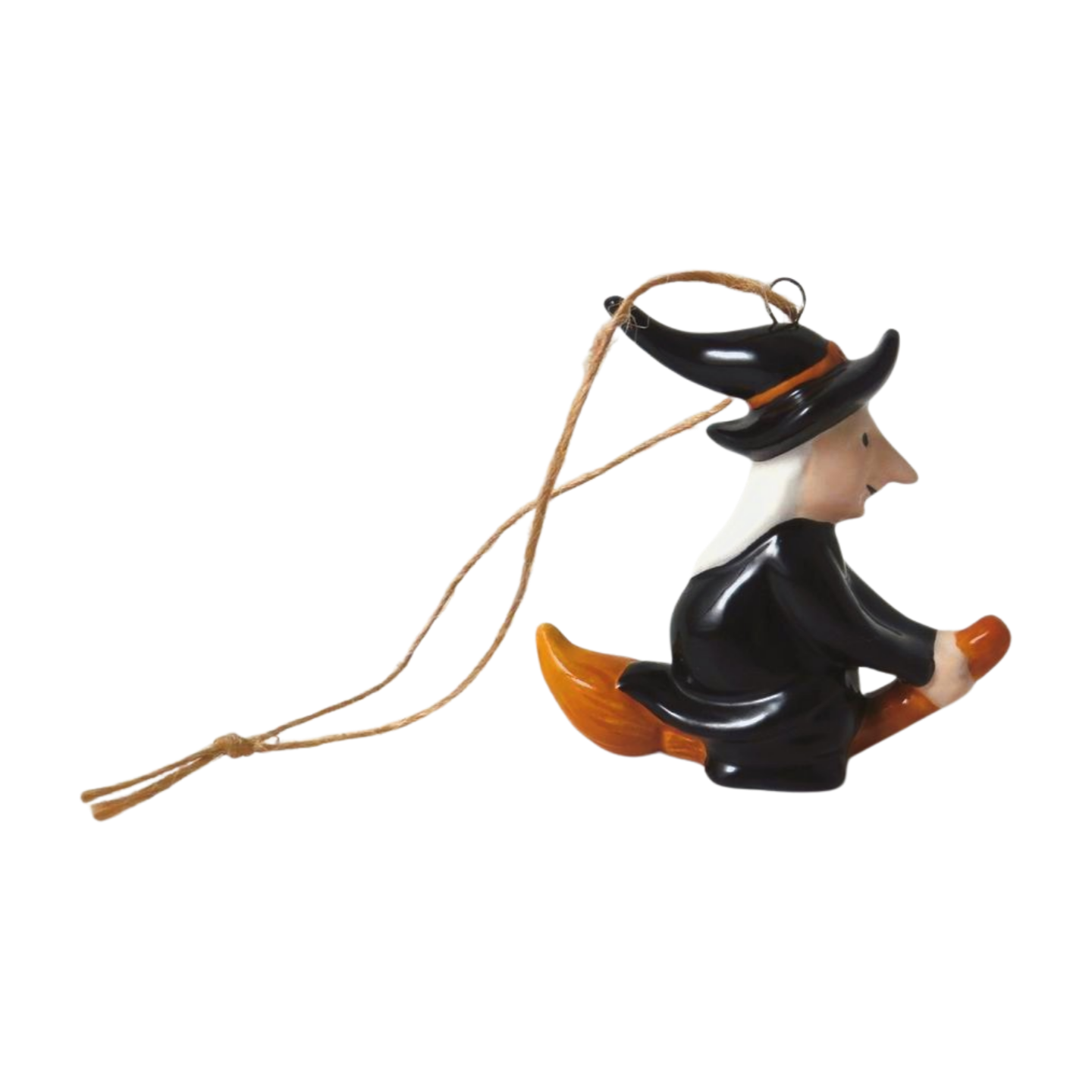 Ceramic Flying Witch Hanging Decoration