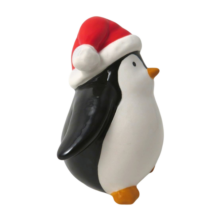 Penguin in Santa hat Standing Decoration