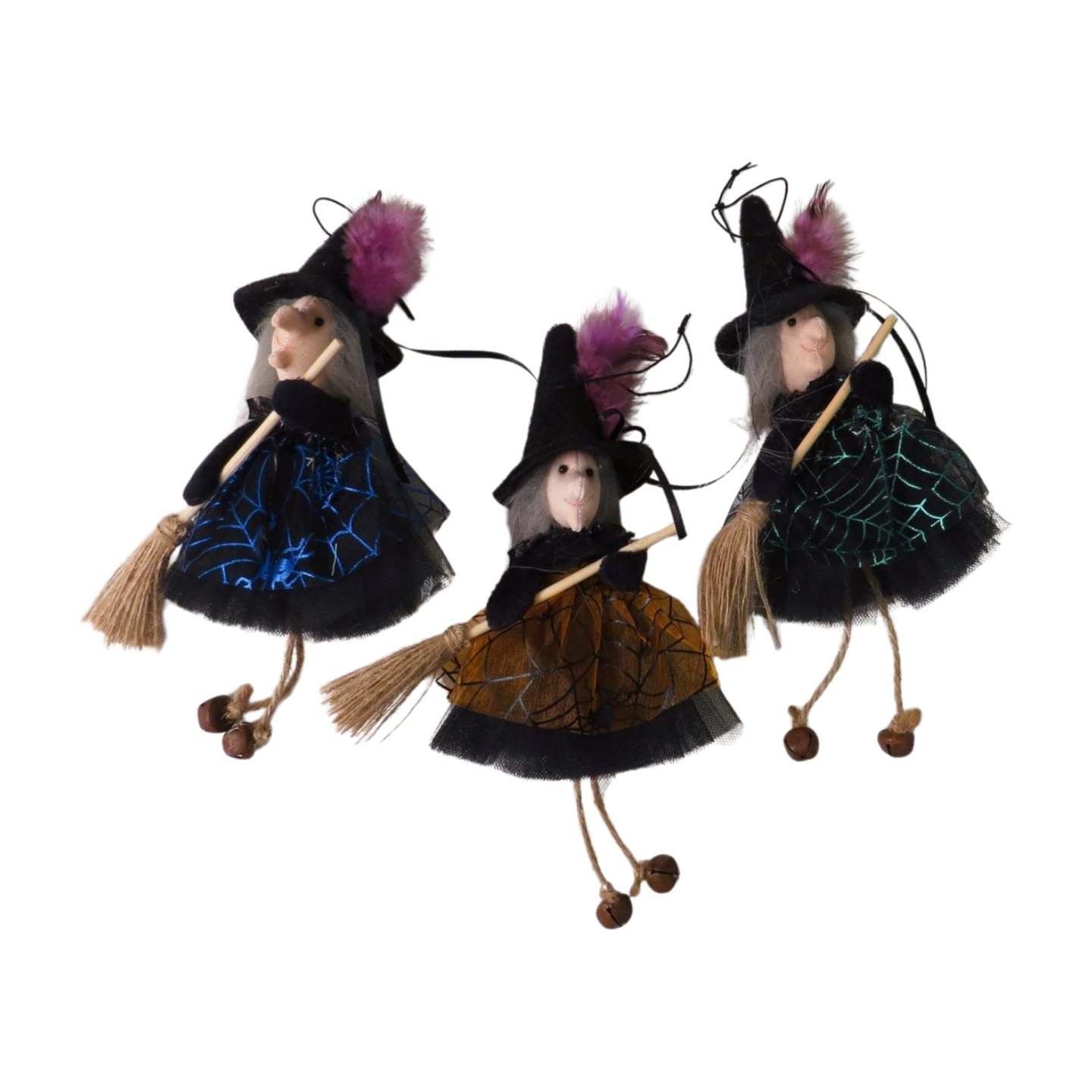 Pointy Nose Witch Hanging Figure