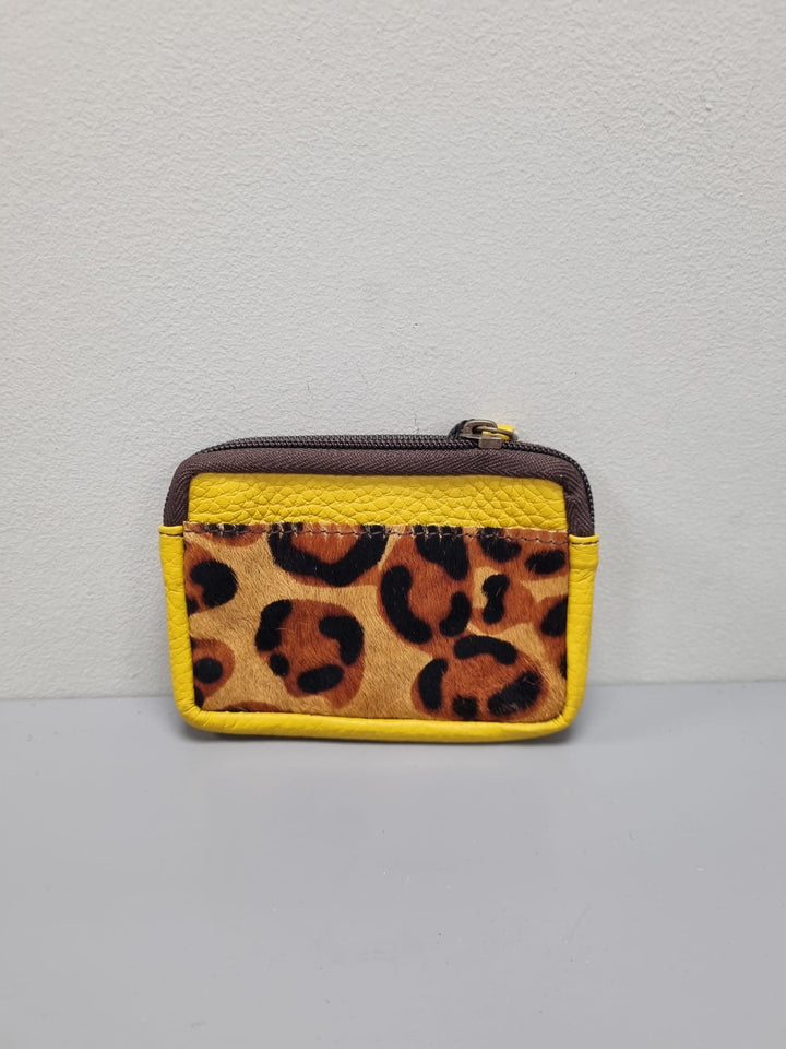 Kai Small Zipper Purse - Yellow