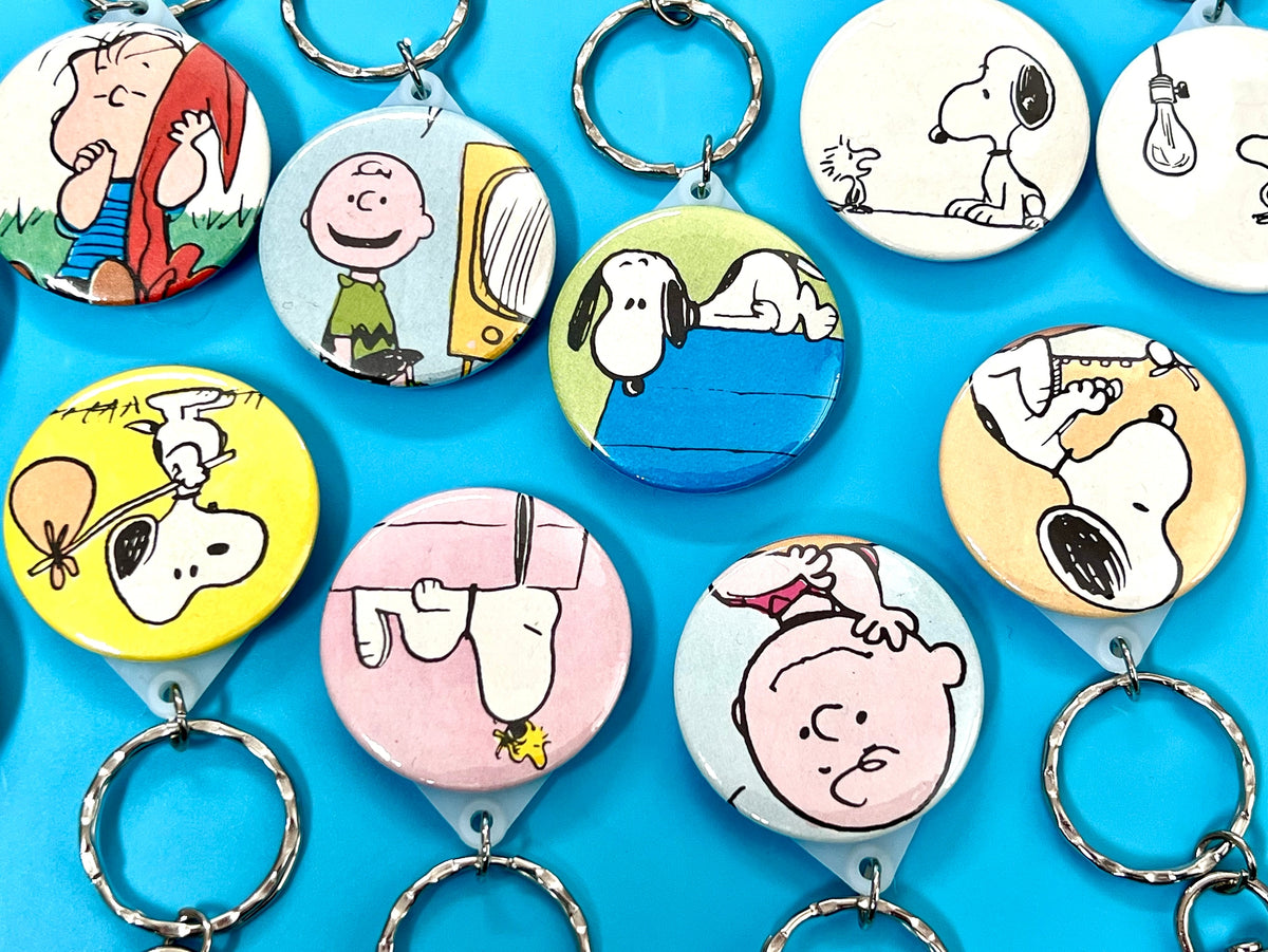 Up-Cycled Peanuts Keyring