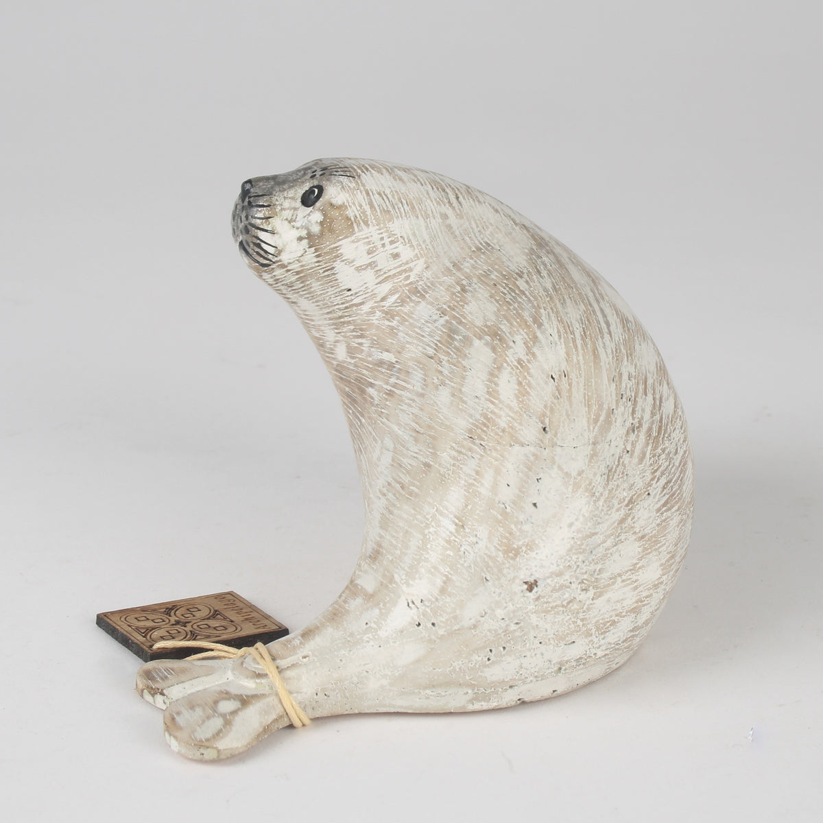 Hand Carved White Seal Pup By Archipelago