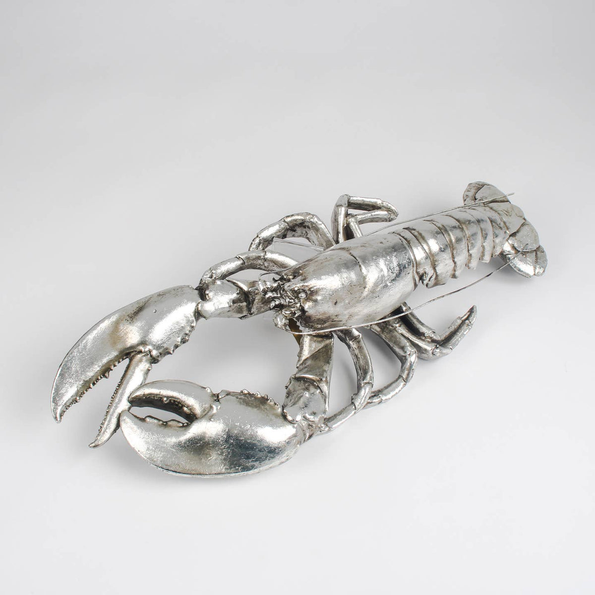 Silver Lobster Ornament