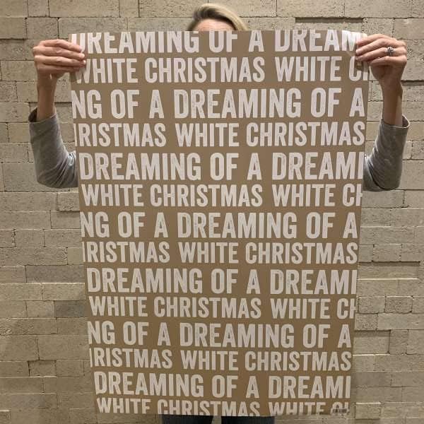 Giant XXL Eco Wrappig paper & Tags - White