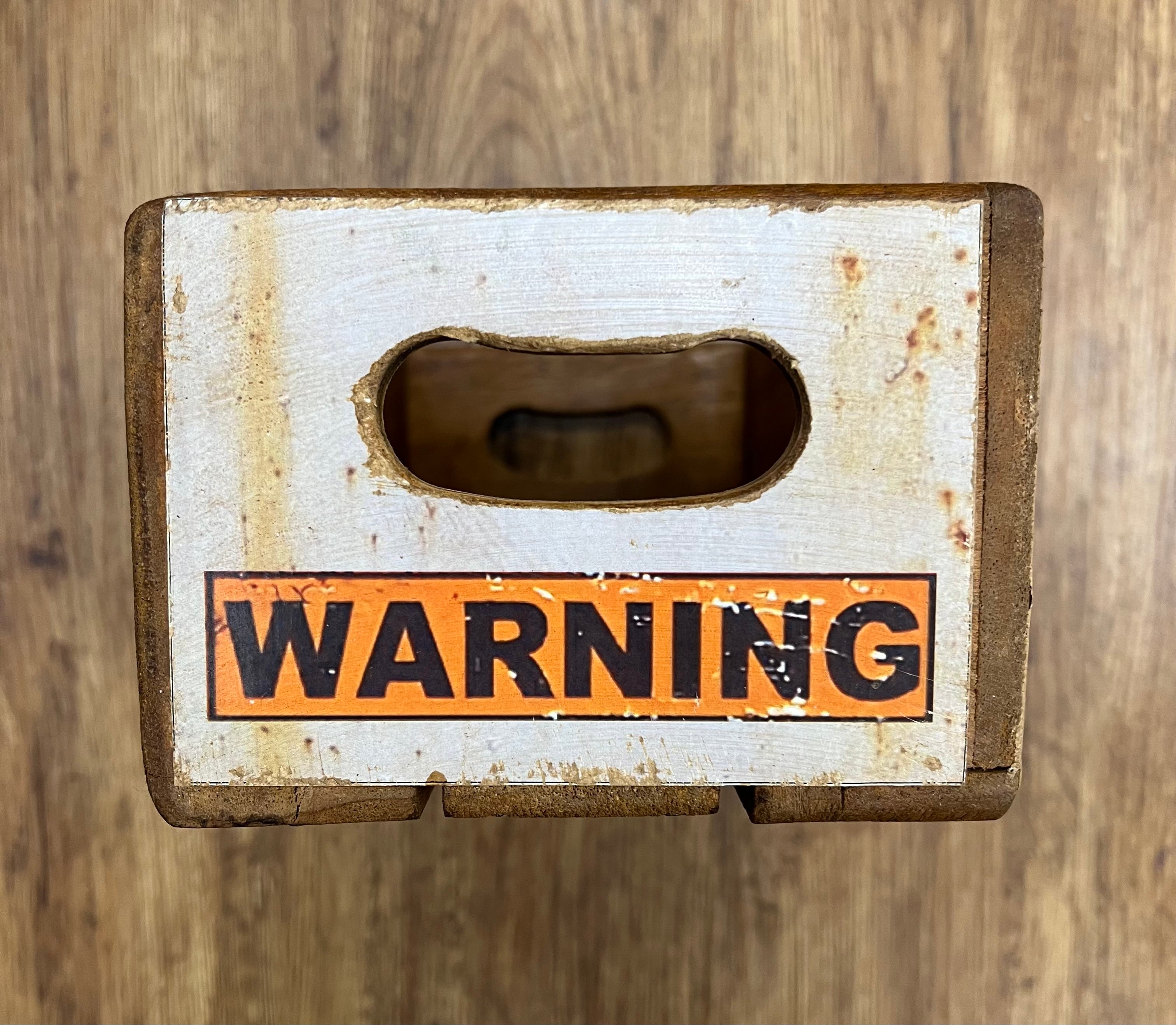 Vintage Style Wooden Storage Box - Dad's Tool Box