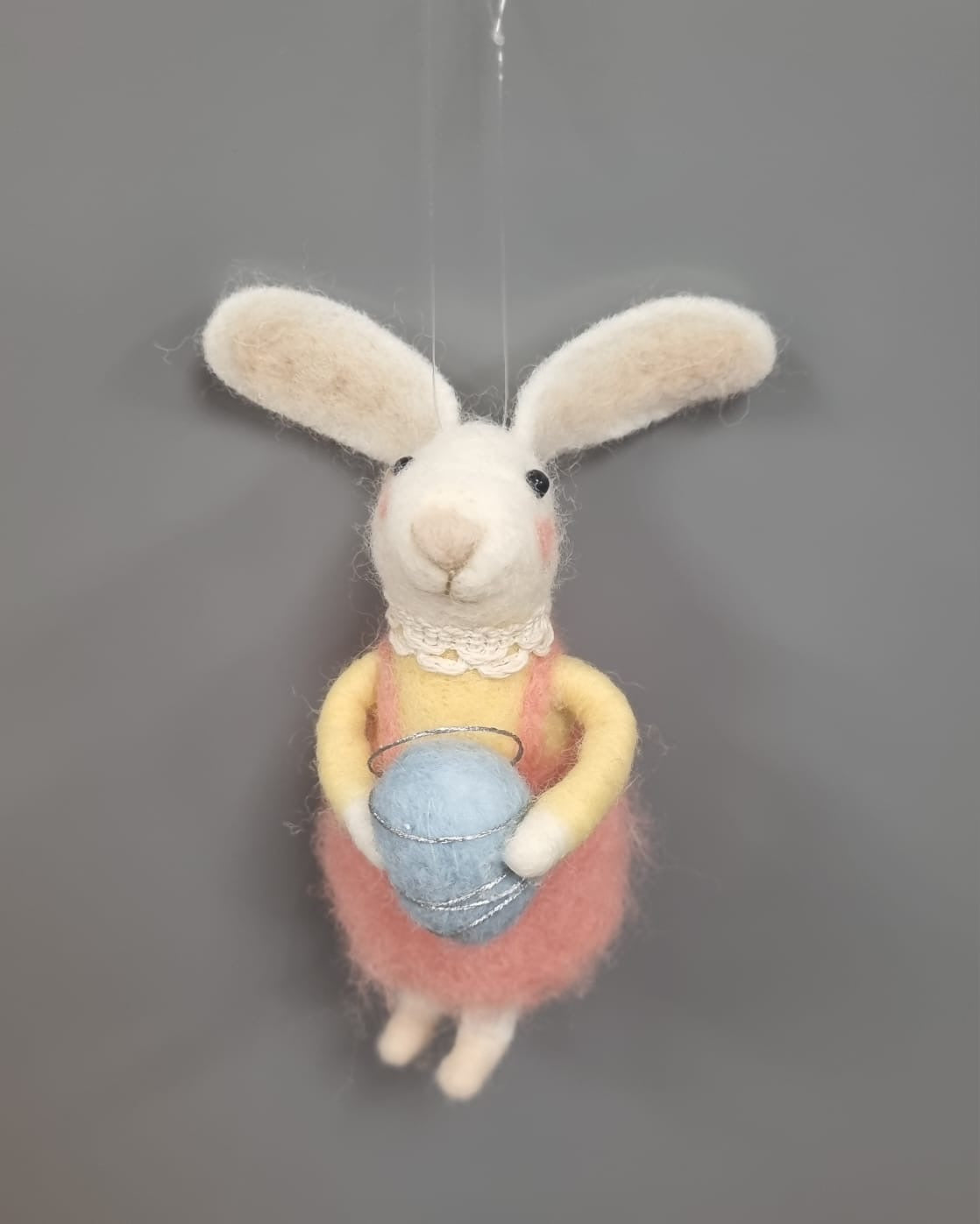 Easter Bunny with Fluffy Skirt