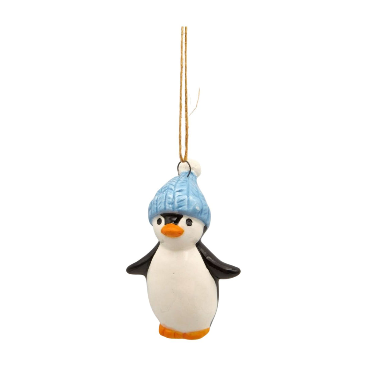 Penguin in Blue Hat Tree Decoration