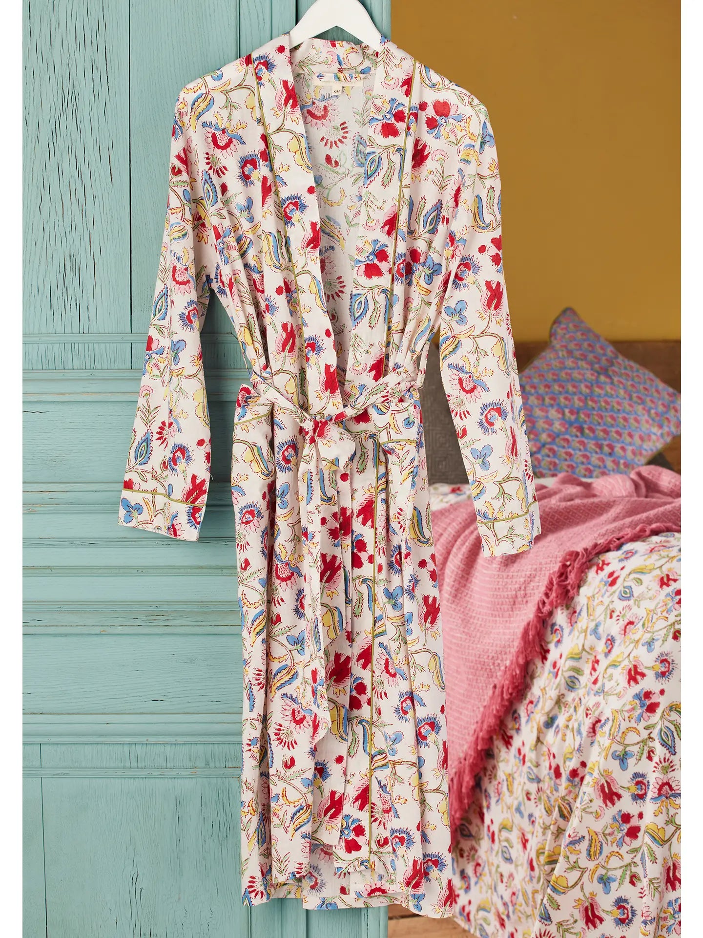Shvanthi Block Print Dressing Gown